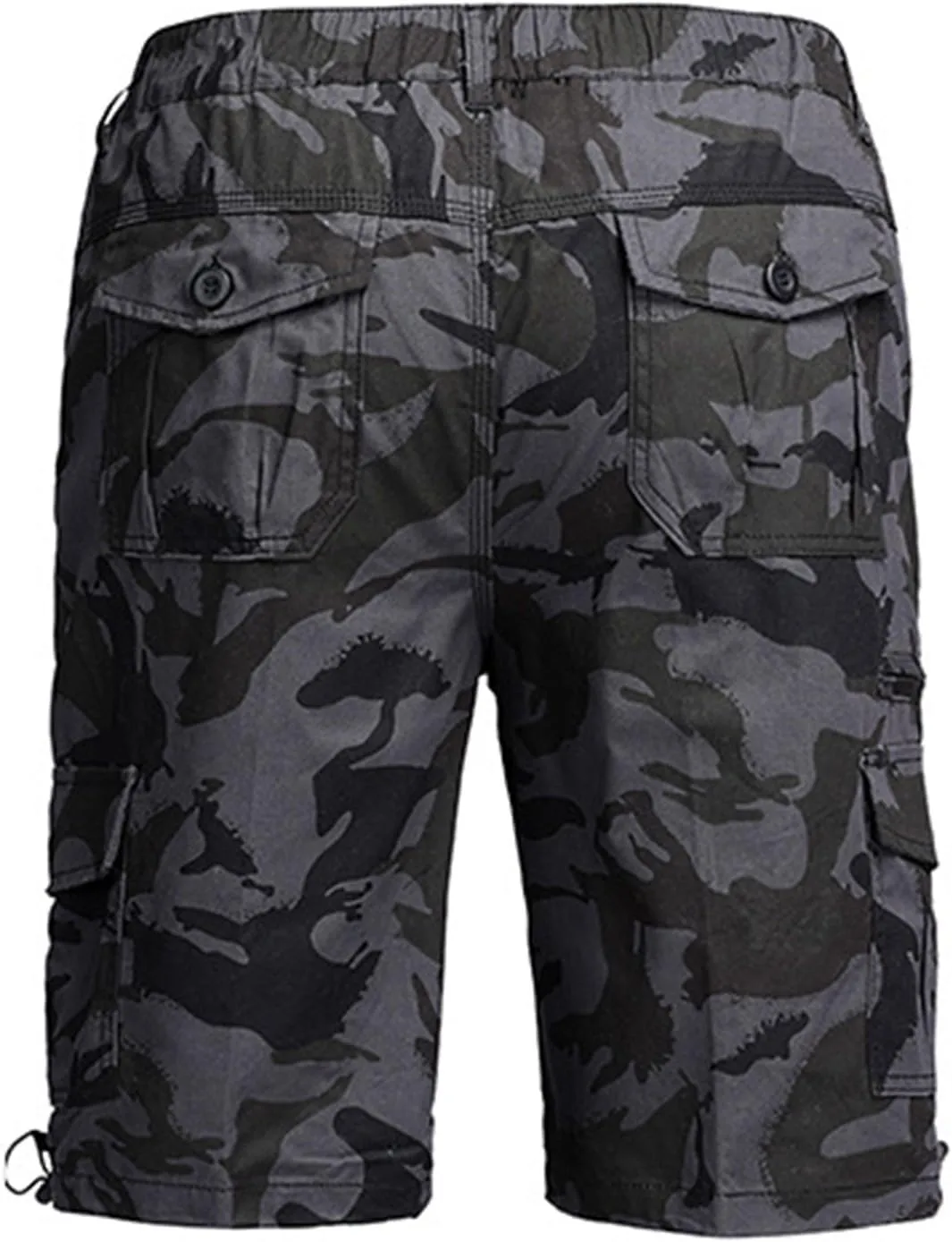 Men's Fishing Cargo Shorts Loose Fit Retro Style Joggers for Summer Outdoor