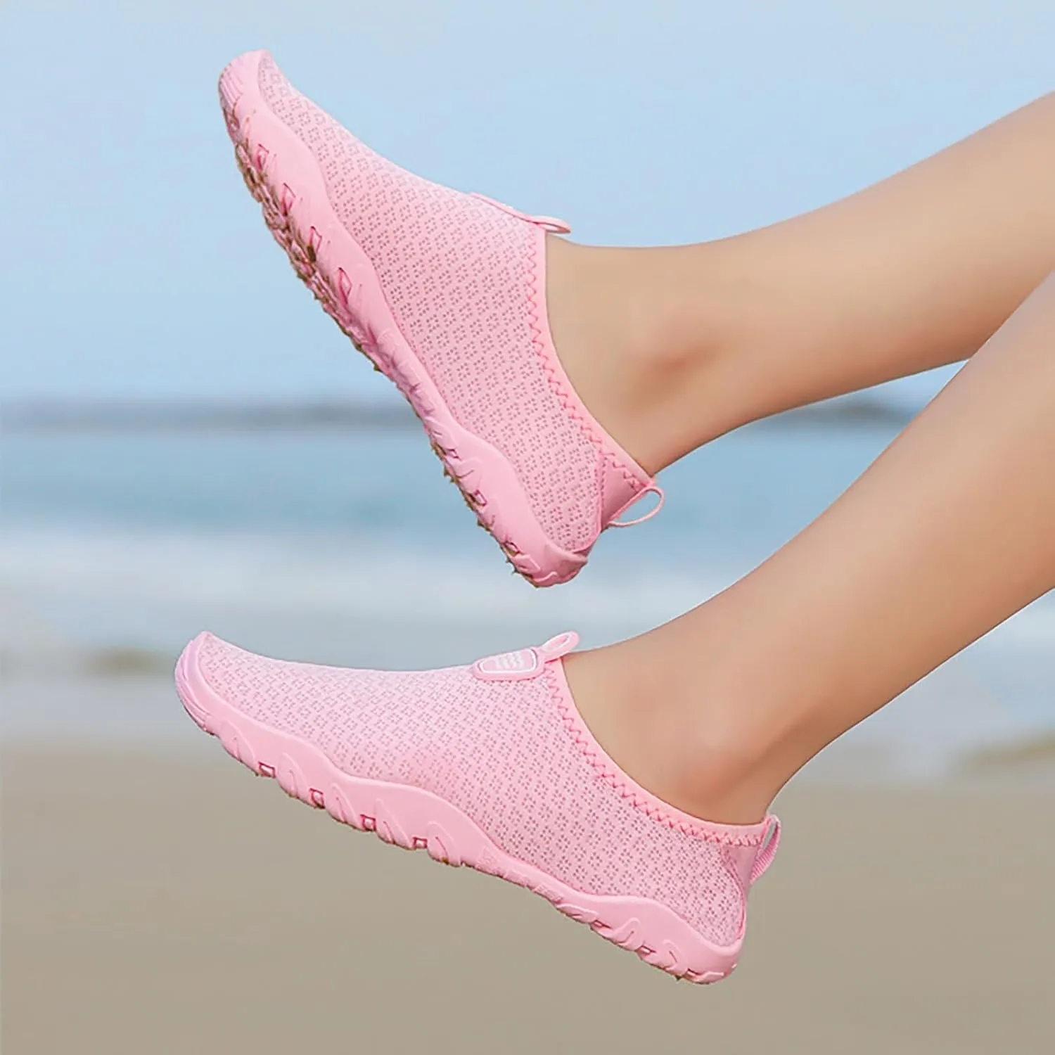 Mens Water Shoes Wide Width Quick Drying Slip On for Water Sports Travel Walk