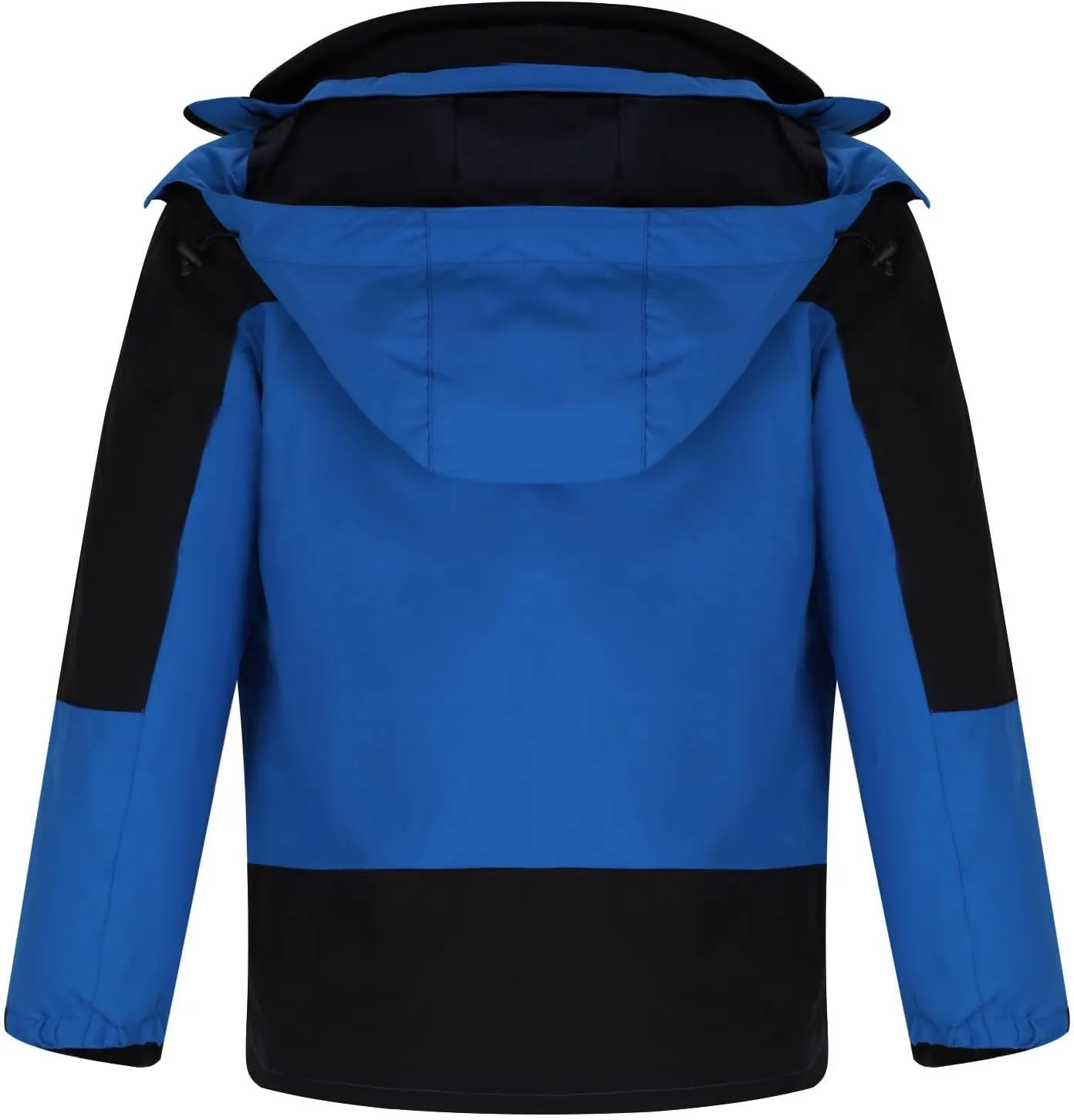 Muscularfit Men's Lightweight Waterproof Hooded Rain Jacket Breathable Raincoat Shell Jacket Outdoor Fashion Mountain Hiking
