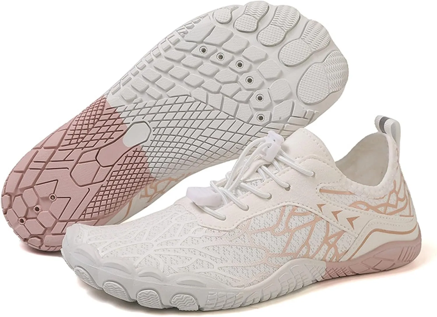 Non Slip Barefoot Hiking Shoes for Men Women Quick-Dry Beach Water Shoes Wading Diving Swimming Water Sock Shoe Comfy Summer Vacation Shoe for Women Men Indoor Thick Sole Socks