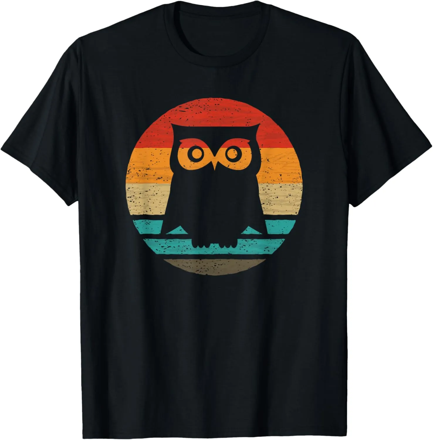 Owl Retro Style Vintage T-Shirt