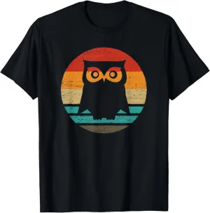 Owl Retro Style Vintage T-Shirt
