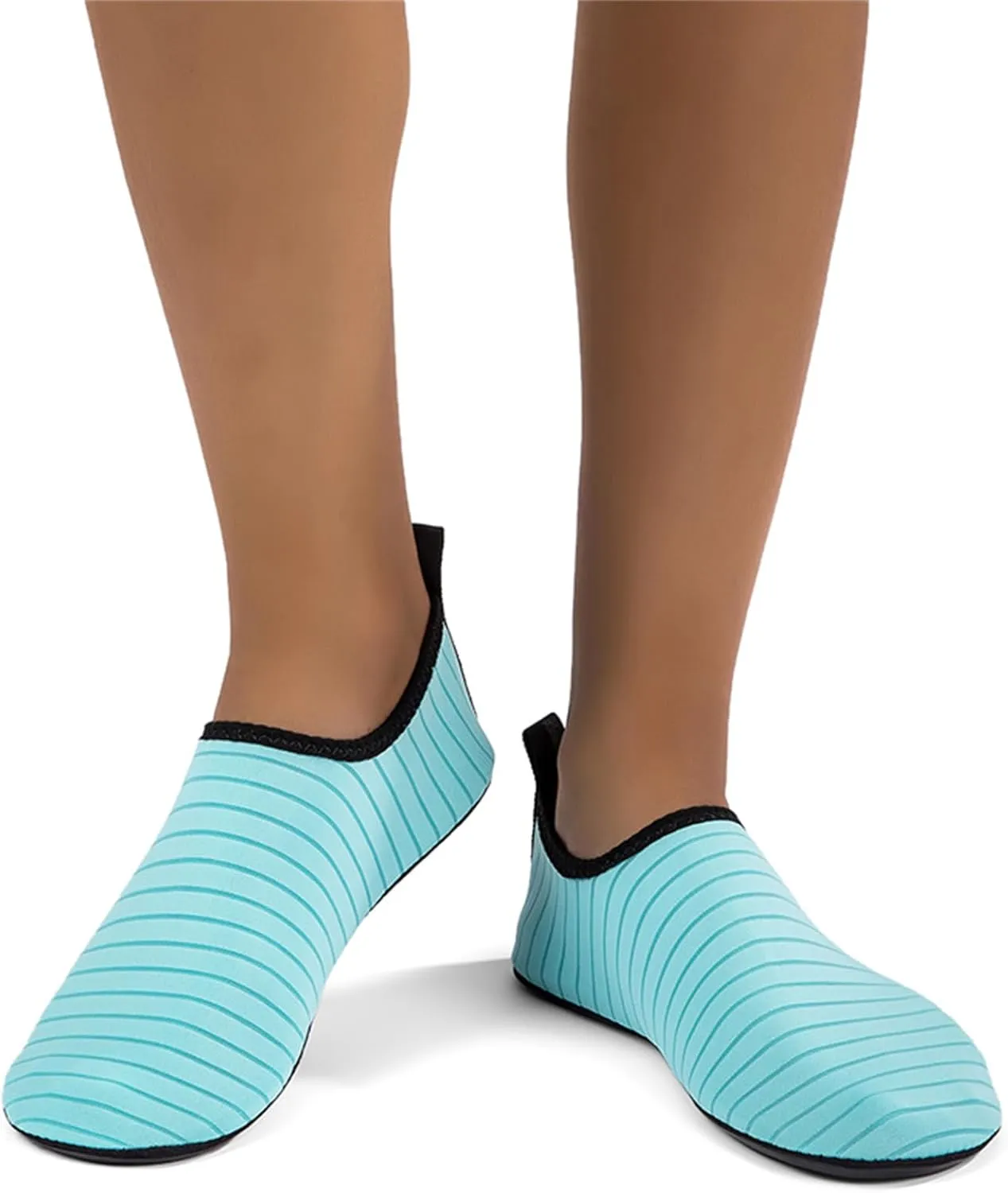 Pool Shoes for Women Water Aerobics Non Slip Wide Width Water Shoes Barefoot Aqua Socks Quick-Dry Non Slip Shoe Aqua Yoga Socks Slip On for Women Breathable Lightweight Beach Footwear