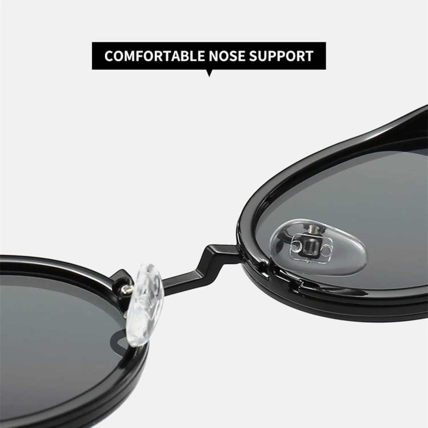 Retro Style Oval Sunglasses Women Small Frame Steampunk Glasses for Gradient