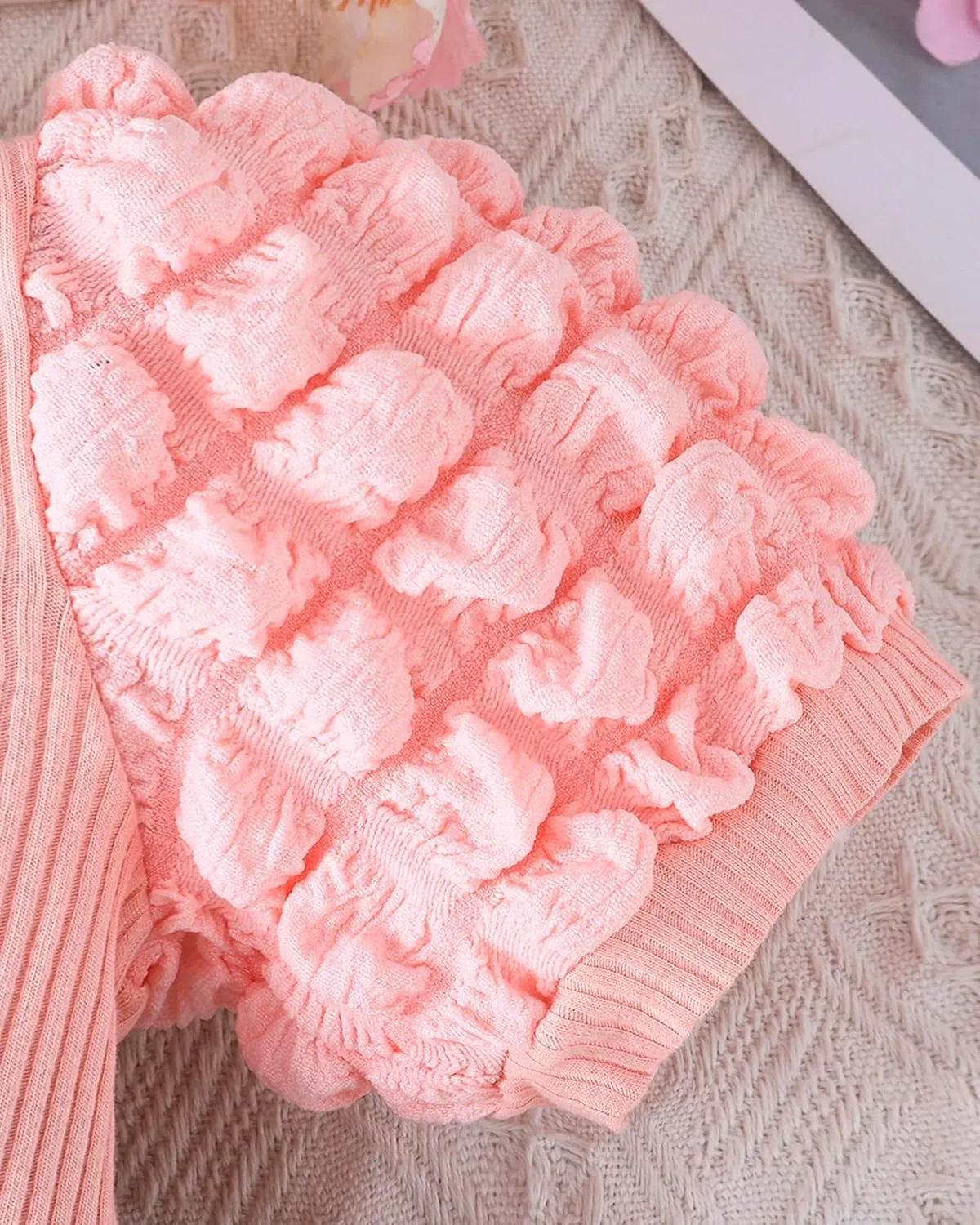 Rosibel Baby Girl Dress Newborn Summer Clothes Casual Puff Sleeve Infant Dresses Cute Outfit for Kids 6M-3T