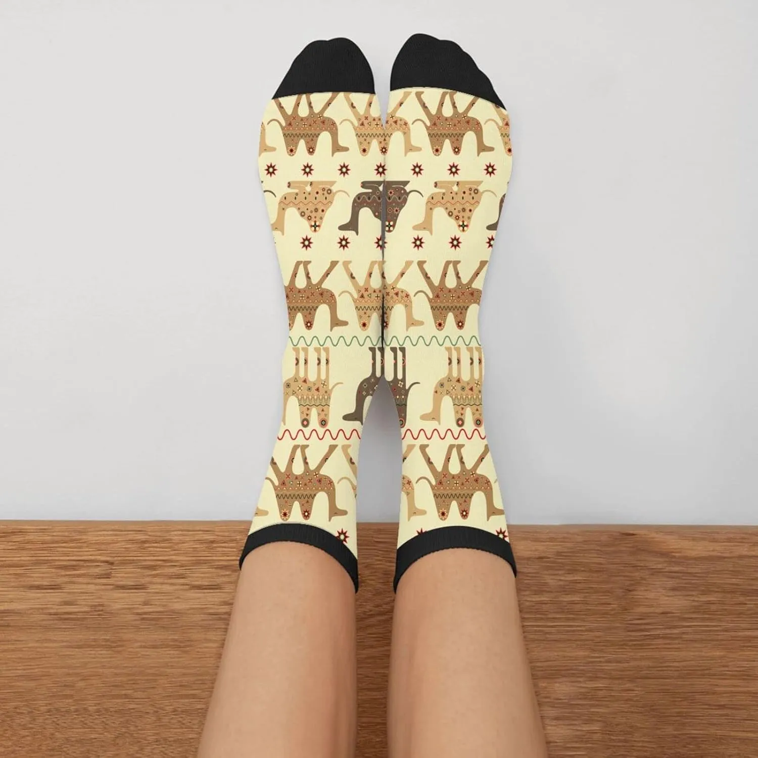 Sigouyinei Casual Funny Funky Novelty Socks For Men Women