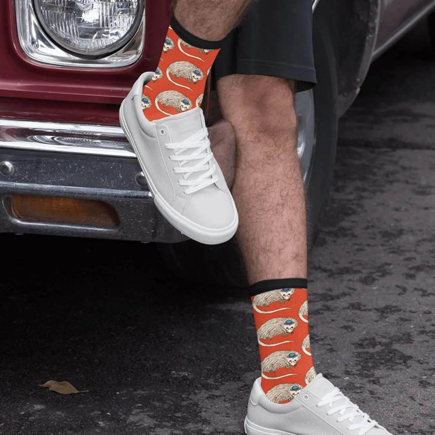 Sigouyinei Casual Funny Funky Novelty Socks For Men Women