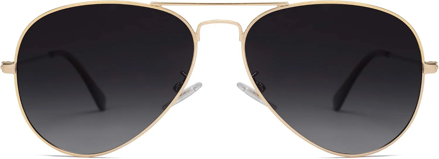 SOJOS Classic Aviator Polarized Sunglasses for Men Women Vintage Retro Style