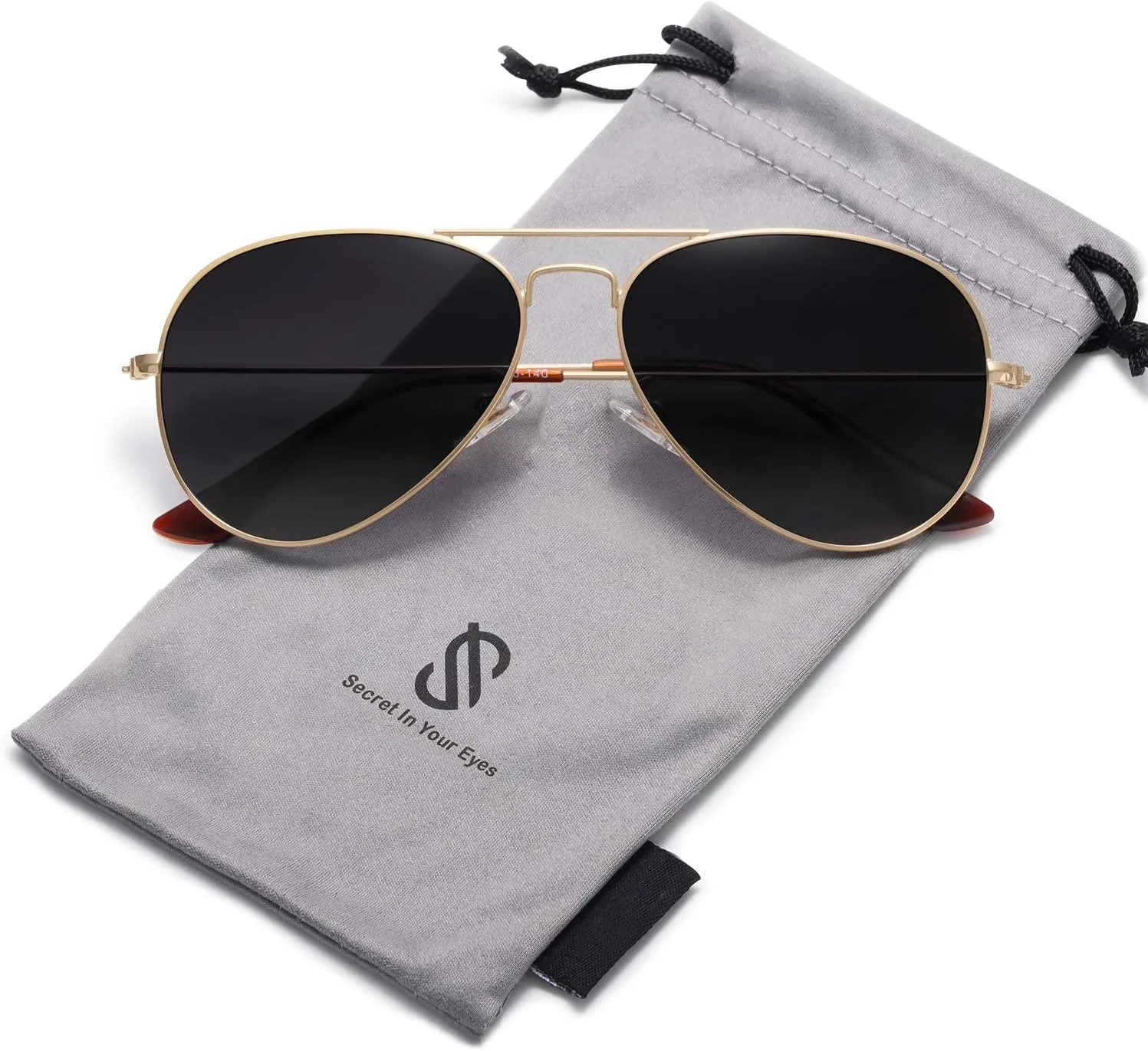 SOJOS Classic Aviator Polarized Sunglasses for Men Women Vintage Retro Style