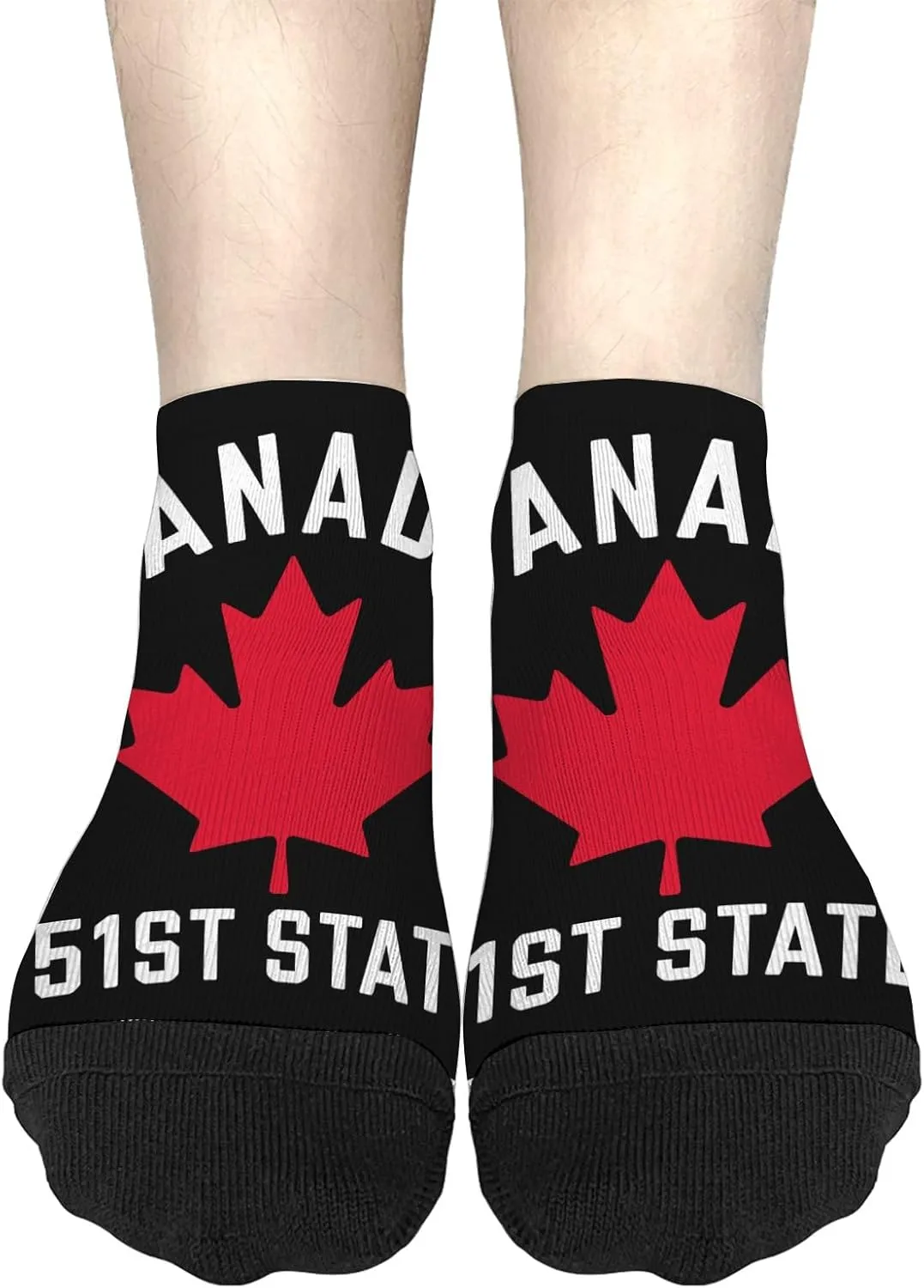 T Canada Canada 51st STATE No Show Socks Womens Athletic Sock Women
