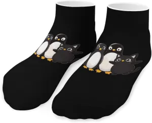 Traitor Penguins Cats Unisex Low Cut Socks No Show Athletic Running Ankle Sock