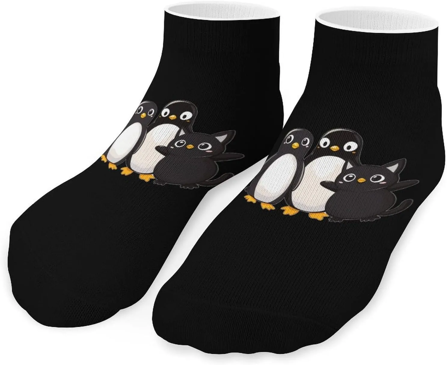 Traitor Penguins Cats Unisex Low Cut Socks No Show Athletic Running Ankle Sock