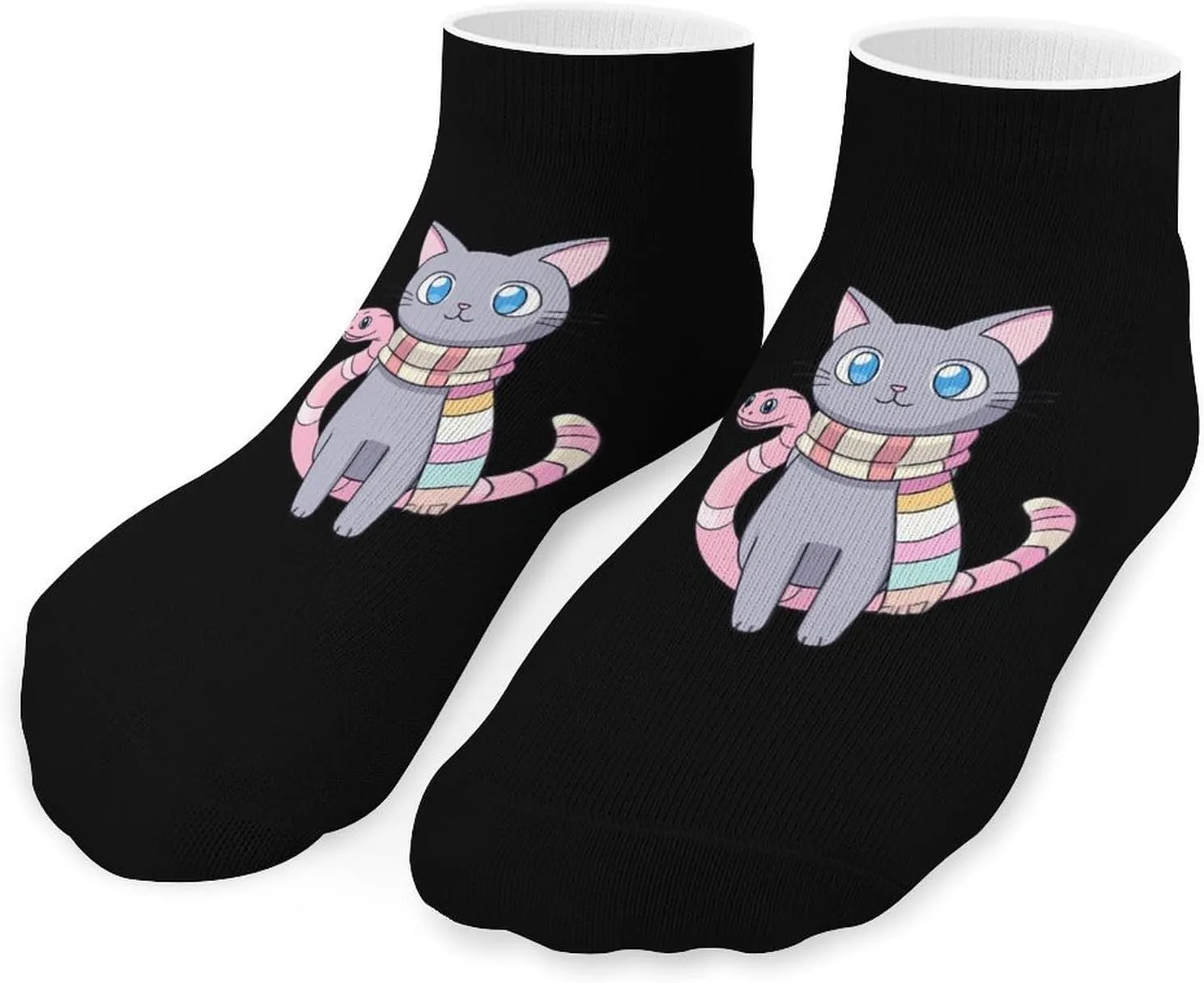 Transgender Snakeeye Cat Unisex Low Cut Socks No Show Athletic Running Ankle Sock