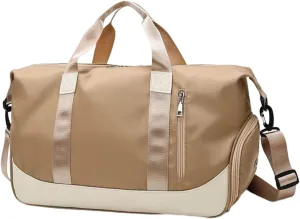 Travel Duffel Bags Weekender Overnight Shoulder Bag Carry on Bag Sports Gym Tote Bag for Women and Men(Poloere)