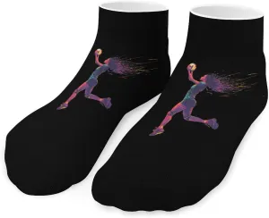 Volleyball Game Splash Unisex Low Cut Socks No Show Athletic Running Ankle Sock