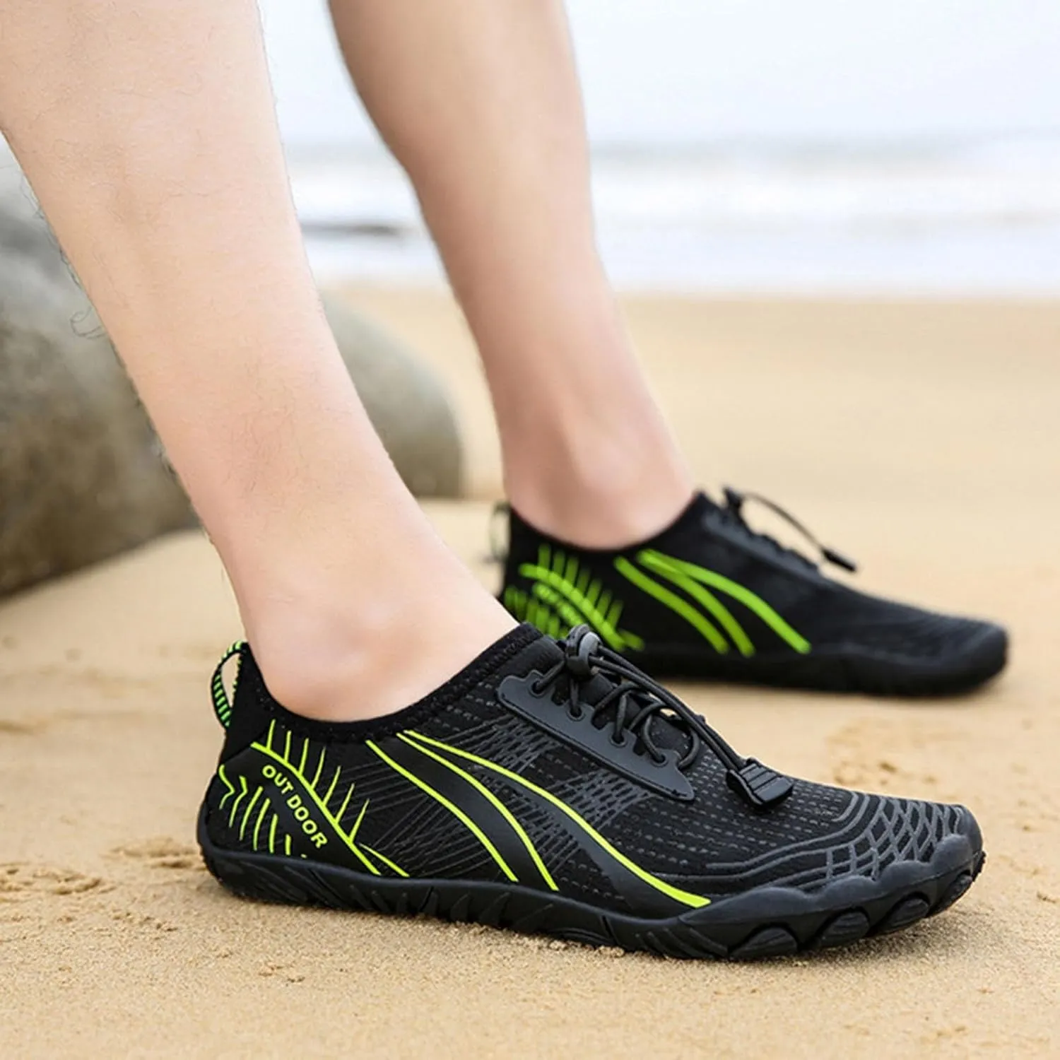 Water Shoes for Women Men Quick Dry Aqua Barefoot Beach Swim Pool Surf Hiking Yoga Lightweight Non Slip Breathable Wide Toe Outdoor Sports