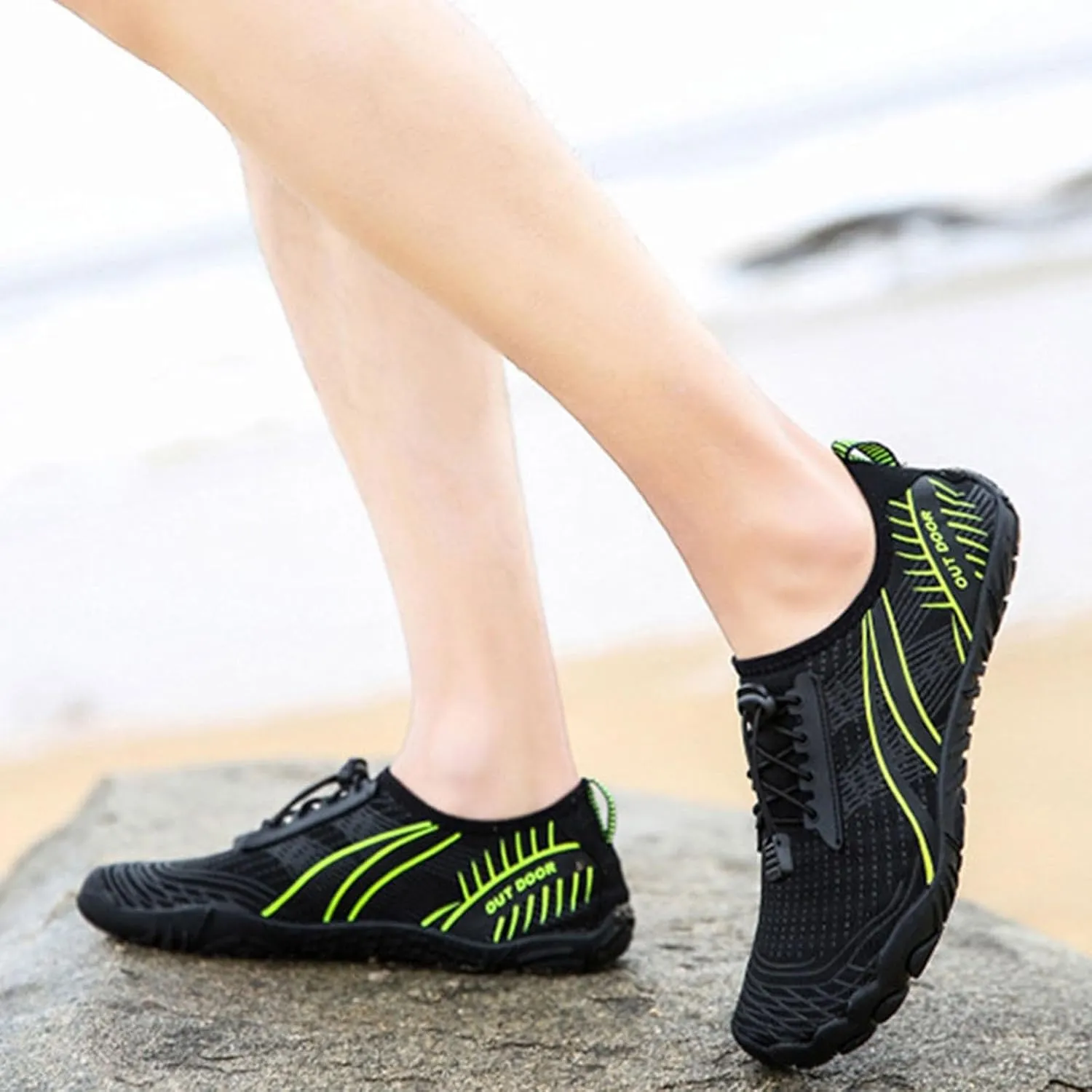 Water Shoes for Women Men Quick Dry Aqua Barefoot Beach Swim Pool Surf Hiking Yoga Lightweight Non Slip Breathable Wide Toe Outdoor Sports