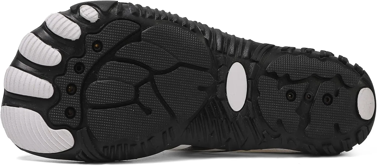 Water Shoes for Women Men, Quick Dry Barefoot Shoes, Lightweight Sports Aqua Socks Outdoor, Unisex Hiking with Drainage, Minimalist Wide Toe Box Zero Drop Cross Trainer Fashion Sneakers Men