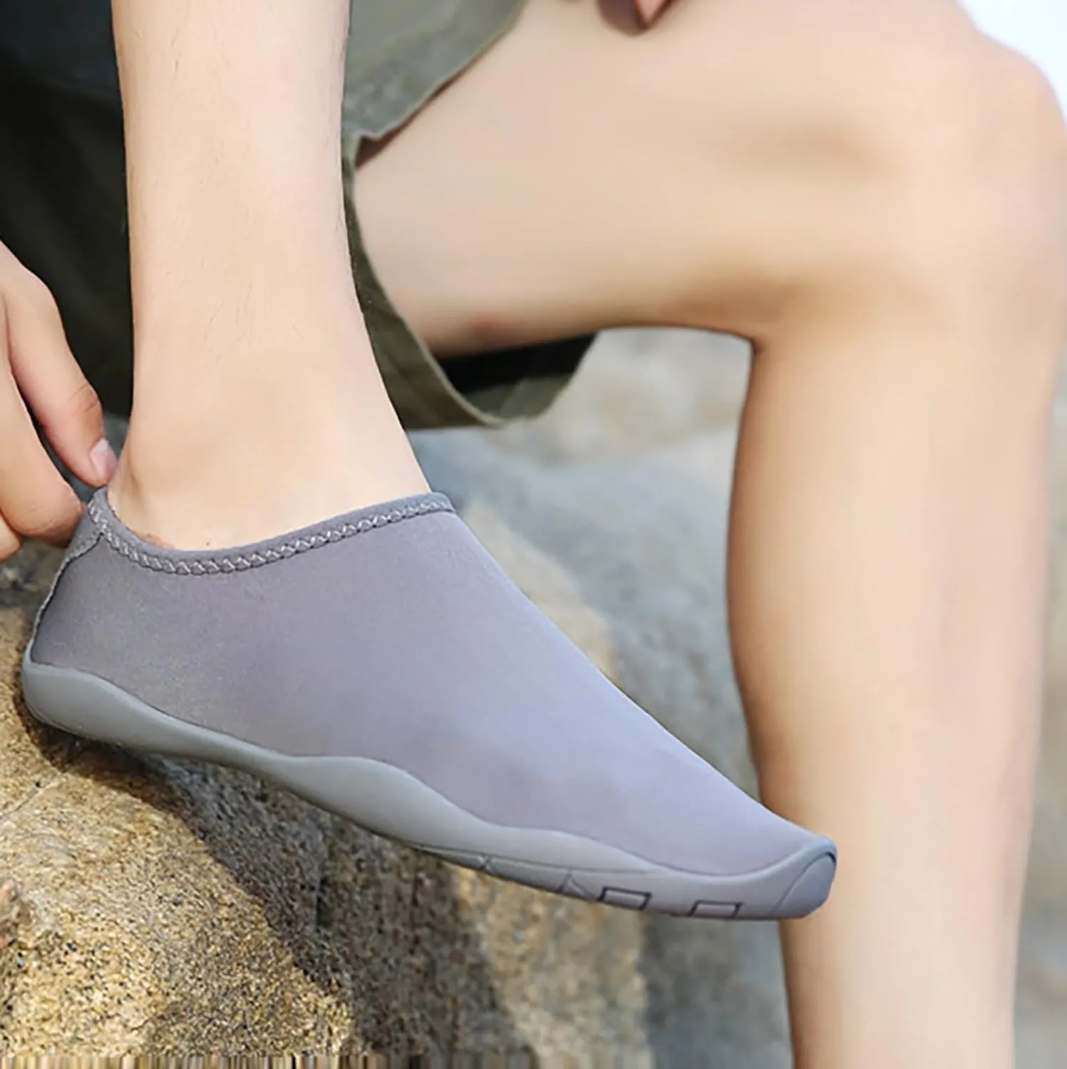 Water Shoes Men Wide Toe Box Quick Dry Aqua Sock Water Hiking Shoes Women Mens Water Shoes Wide Hiking Sandals for Men for Pool Beach Surf Walk Water Yoga