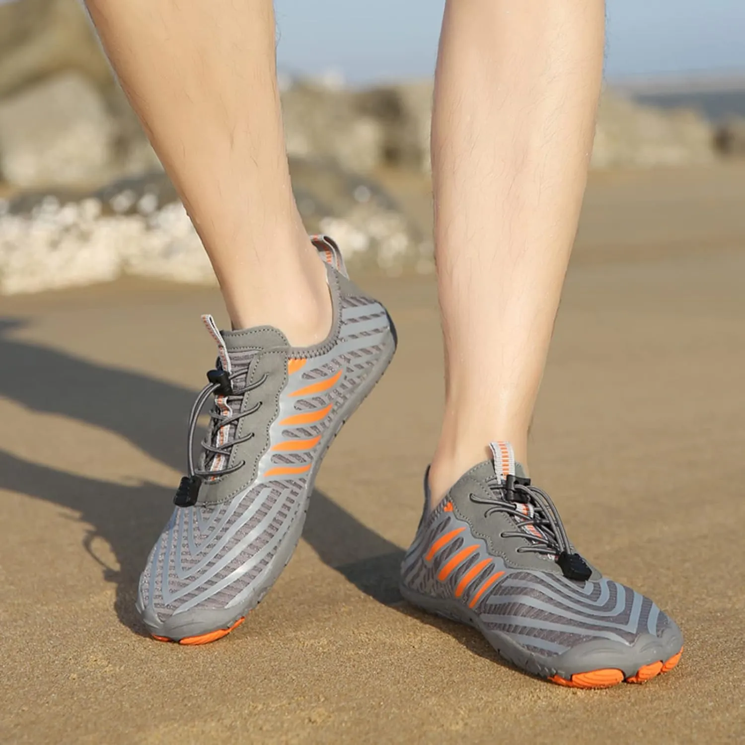 Water Shoes Mens Quick Dry Aqua Sock Water Shoes Hiking Men Extra Wide Water Shoes for Women Quick Drying Sports Aqua Shoes Non Slip Shoes for Beach Swim Pool River Boating Surf