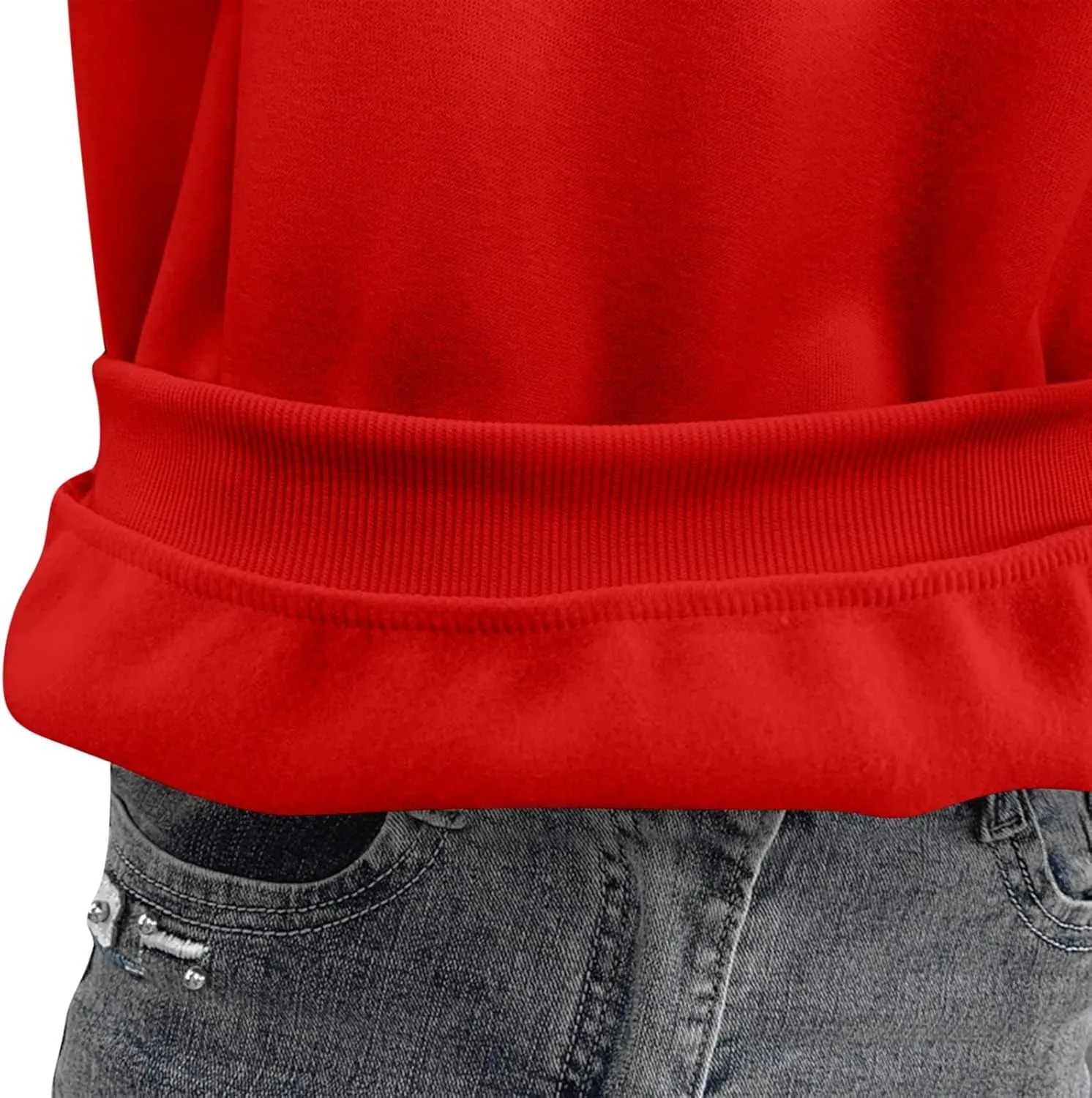 Women's Oversized Round Neck Sweatshirts Long Sleeve Turtleneck Velvet Sweatshirt,2024 Fall&Winter Trendy Women Top