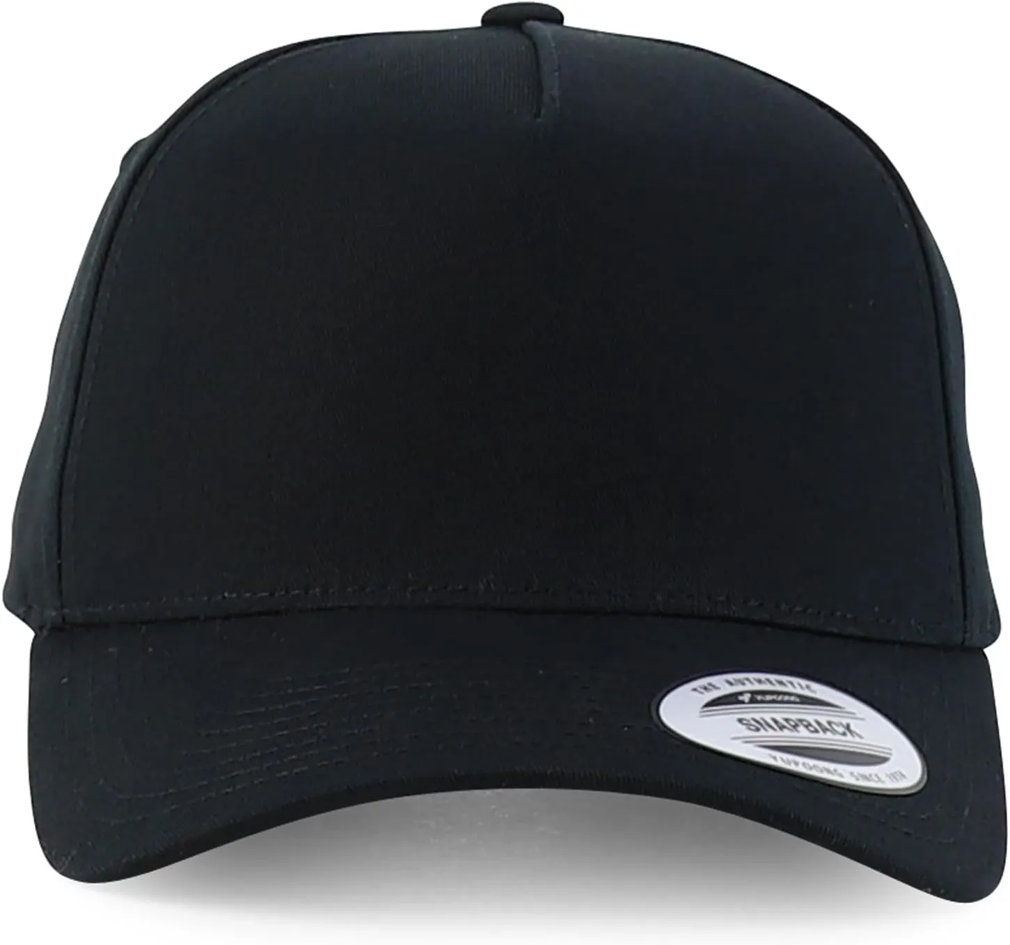 XXL Oversize 5 Panel Curved Bill Retro Style Snapback Cap