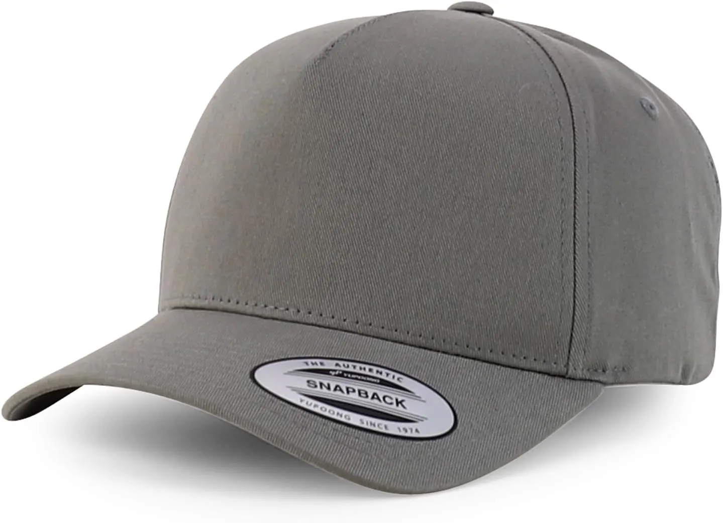 XXL Oversize 5 Panel Curved Bill Retro Style Snapback Cap