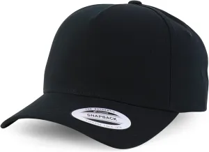 XXL Oversize 5 Panel Curved Bill Retro Style Snapback Cap