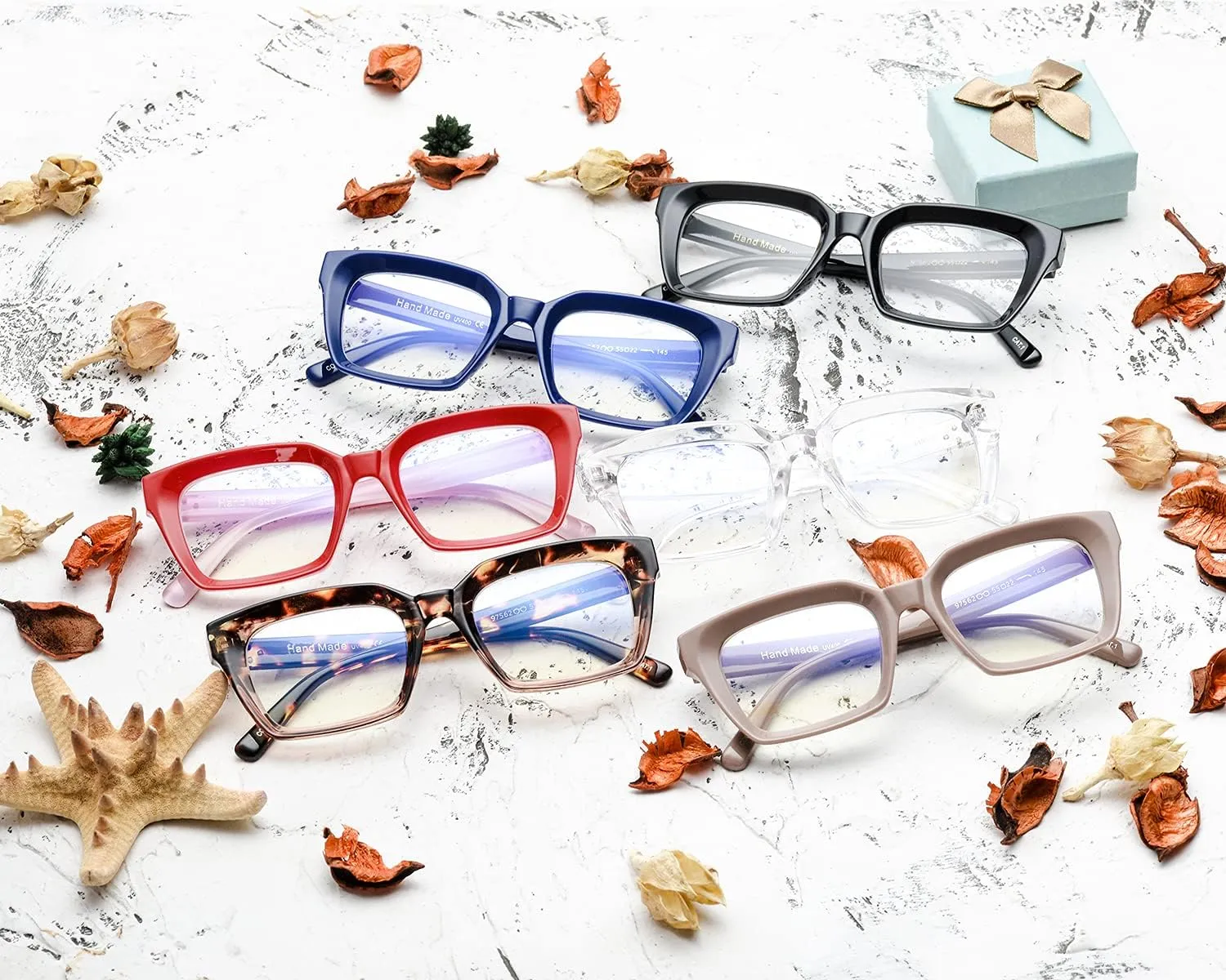 ZUVGEES Retro Style Blue Light Blocking Reading Glasses Big Eyeglass Frames Large lens Computer Readers