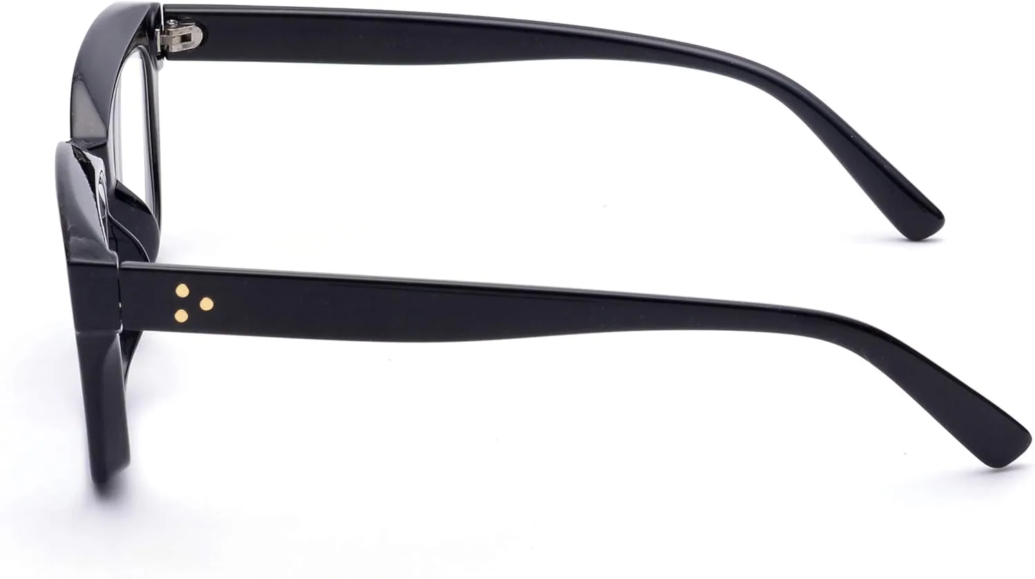 ZUVGEES Retro Style Blue Light Blocking Reading Glasses Big Eyeglass Frames Large lens Computer Readers